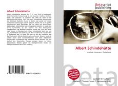 Capa do livro de Albert Schindehütte 