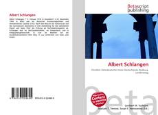 Capa do livro de Albert Schlangen 