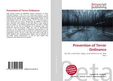 Buchcover von Prevention of Terror Ordinance
