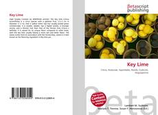 Portada del libro de Key Lime