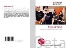 Bookcover of Backing Vocal