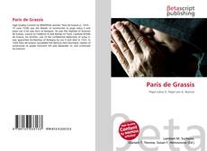 Обложка Paris de Grassis