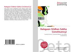 Capa do livro de Ralegaon (Vidhan Sabha Constituency) 