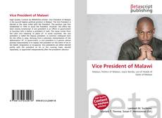 Bookcover of Vice President of Malawi