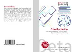 Portada del libro de Prewellordering