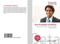 Обложка Vice President of Bolivia