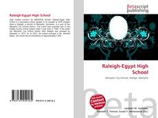 Обложка Raleigh-Egypt High School