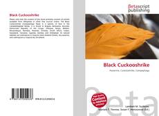 Copertina di Black Cuckooshrike