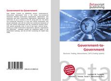 Bookcover of Government-to-Government