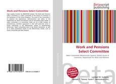 Work and Pensions Select Committee kitap kapağı