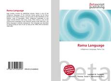 Buchcover von Rama Language