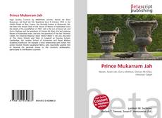 Bookcover of Prince Mukarram Jah