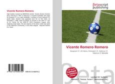 Bookcover of Vicente Romero Romero