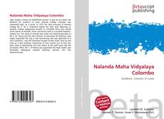 Bookcover of Nalanda Maha Vidyalaya Colombo
