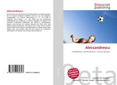 Couverture de Alecsandrescu