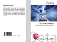 Bookcover of Case Preservation