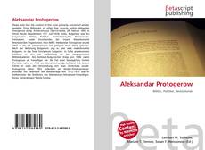 Capa do livro de Aleksandar Protogerow 