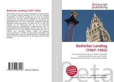 Copertina di Badischer Landtag (1947–1952)