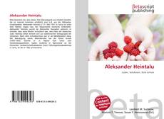 Bookcover of Aleksander Heintalu