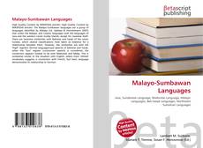 Buchcover von Malayo-Sumbawan Languages