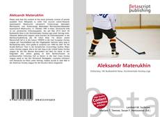 Capa do livro de Aleksandr Materukhin 