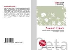 Copertina di Solanum crispum