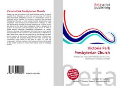 Capa do livro de Victoria Park Presbyterian Church 