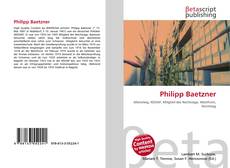 Bookcover of Philipp Baetzner