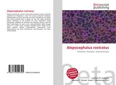 Capa do livro de Alepocephalus rostratus 