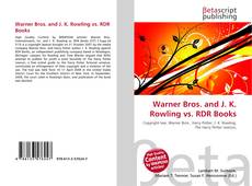Bookcover of Warner Bros. and J. K. Rowling vs. RDR Books