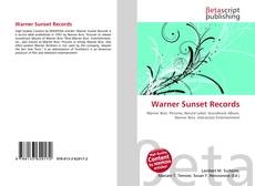 Bookcover of Warner Sunset Records