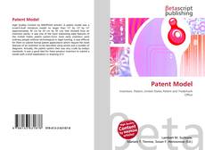 Patent Model的封面