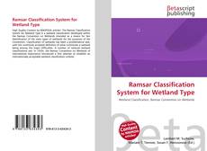 Portada del libro de Ramsar Classification System for Wetland Type