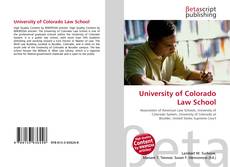 Copertina di University of Colorado Law School