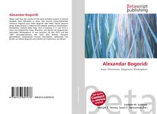 Alexandar Bogoridi kitap kapağı