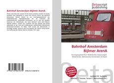 Обложка Bahnhof Amsterdam Bijlmer ArenA