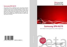 Bookcover of Samsung SPH-N270