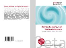 Buchcover von Ramón Santana, San Pedro de Macorís