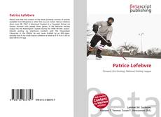 Couverture de Patrice Lefebvre
