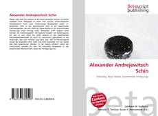 Capa do livro de Alexander Andrejewitsch Schin 