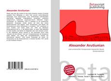Capa do livro de Alexander Arutiunian 