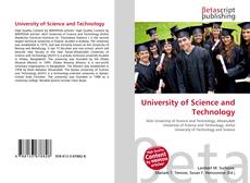 Bookcover of University of Science and Technology