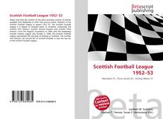 Couverture de Scottish Football League 1952–53