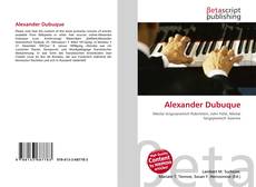 Alexander Dubuque kitap kapağı