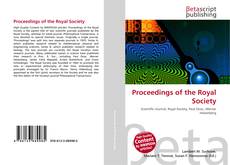Bookcover of Proceedings of the Royal Society
