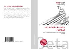 Buchcover von 1875–76 in Scottish Football