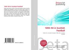 Bookcover of 1893–94 in Scottish Football