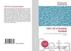 1921–22 in Scottish Football kitap kapağı