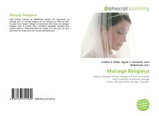Capa do livro de Mariage Religieux 