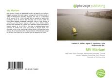 Bookcover of MV Mariam
